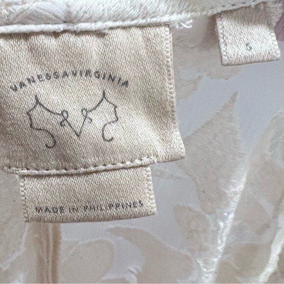 Anthropologie Vanessa Virginia lacework cotton blend top size small - Picture 6 of 7